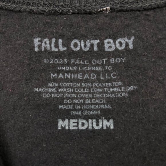 Fall Out Boy “So Much for Stardust” Rock Band Graphic Crewneck Size Medium - Picture 4 of 4